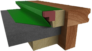 English table cross section