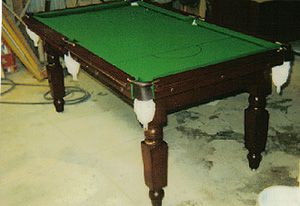 Billiard table restoration