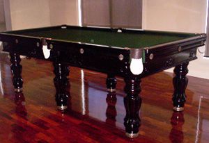Billiard table restoration